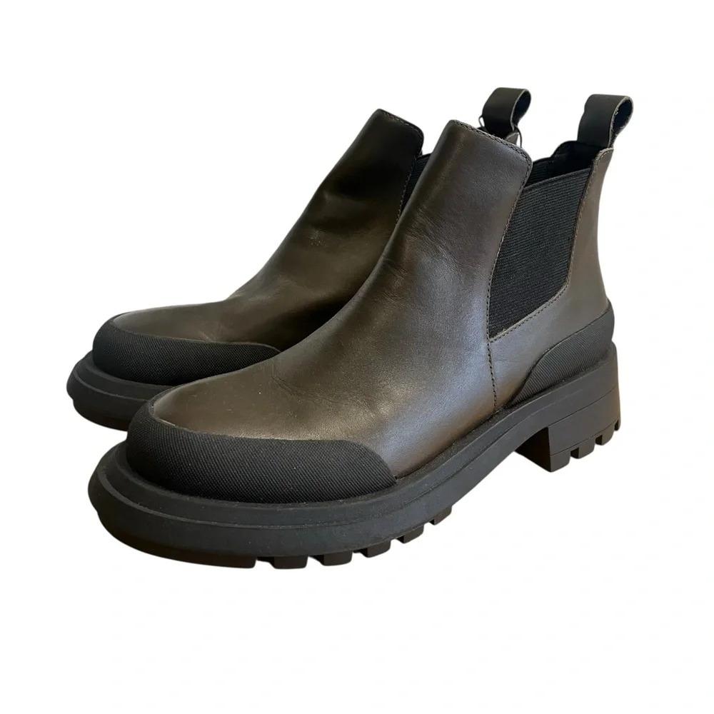 Zara Black and Brown Ankle Boots - Picture 9 of 9